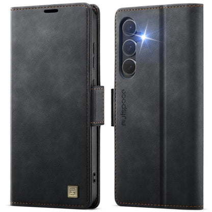 AutSpace A11 Side Buckle MagSafe Magnetic RFID Phone Leather Case, For Samsung Galaxy S26+ 5G, For Samsung Galaxy S26 Ultra 5G, For Samsung Galaxy S26 5G, For Samsung Galaxy S25 FE 5G, For Samsung Galaxy S25 Edge 5G, For Samsung Galaxy S25 5G