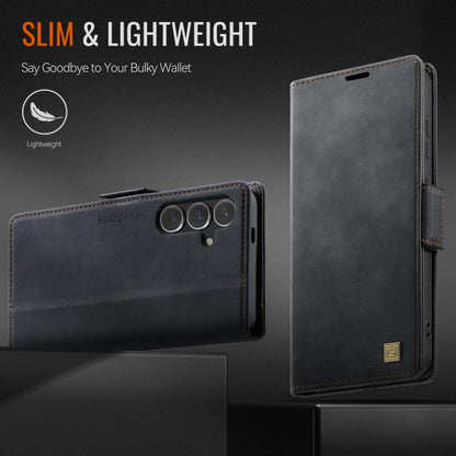 AutSpace A11 Side Buckle MagSafe Magnetic RFID Phone Leather Case, For Samsung Galaxy S26+ 5G, For Samsung Galaxy S26 Ultra 5G, For Samsung Galaxy S26 5G, For Samsung Galaxy S25 FE 5G, For Samsung Galaxy S25 Edge 5G, For Samsung Galaxy S25 5G