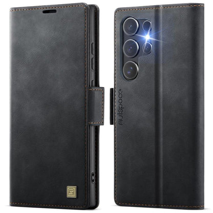 AutSpace A11 Side Buckle MagSafe Magnetic RFID Phone Leather Case, For Samsung Galaxy S26+ 5G, For Samsung Galaxy S26 Ultra 5G, For Samsung Galaxy S26 5G, For Samsung Galaxy S25 FE 5G, For Samsung Galaxy S25 Edge 5G, For Samsung Galaxy S25 5G