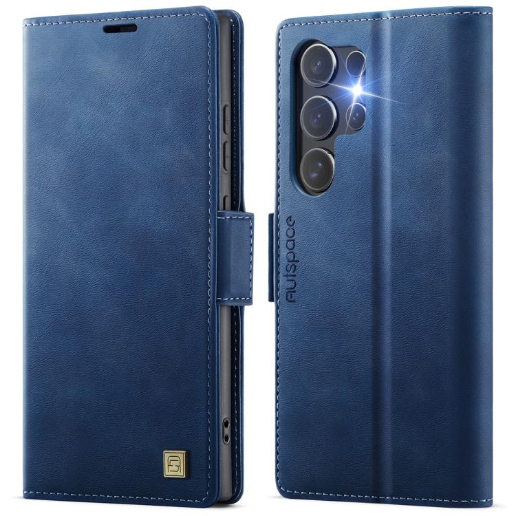 AutSpace A11 Side Buckle MagSafe Magnetic RFID Phone Leather Case, For Samsung Galaxy S26+ 5G, For Samsung Galaxy S26 Ultra 5G, For Samsung Galaxy S26 5G, For Samsung Galaxy S25 FE 5G, For Samsung Galaxy S25 Edge 5G, For Samsung Galaxy S25 5G