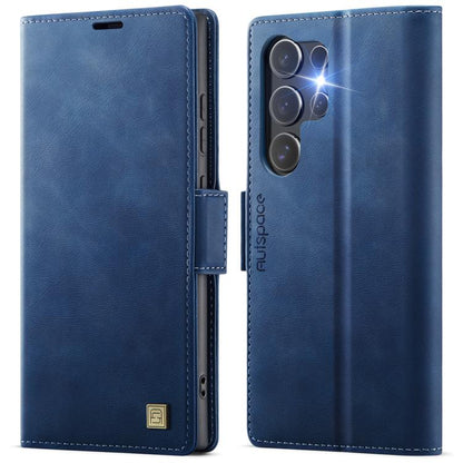 AutSpace A11 Side Buckle MagSafe Magnetic RFID Phone Leather Case, For Samsung Galaxy S26+ 5G, For Samsung Galaxy S26 Ultra 5G, For Samsung Galaxy S26 5G, For Samsung Galaxy S25 FE 5G, For Samsung Galaxy S25 Edge 5G, For Samsung Galaxy S25 5G