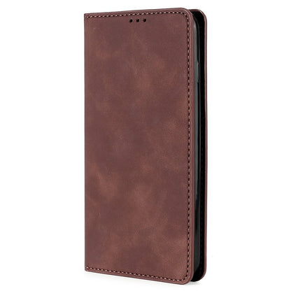 Skin Feel Magnetic Leather Phone Case, For Samsung Galaxy S25 5G, For Samsung Galaxy S25+ 5G, For Samsung Galaxy S25 Ultra 5G