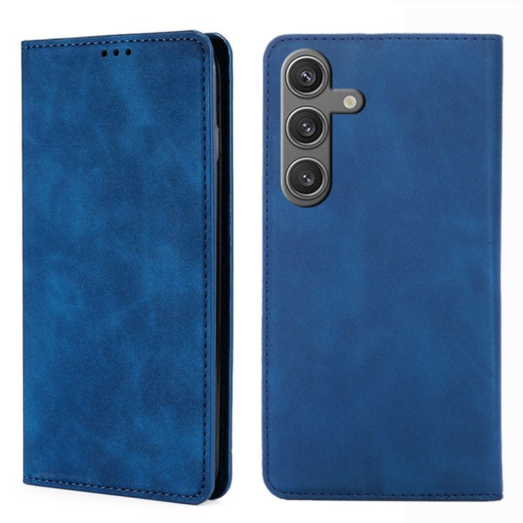 Skin Feel Magnetic Leather Phone Case, For Samsung Galaxy S26+ 5G, For Samsung Galaxy S26 Ultra 5G, For Samsung Galaxy S26 5G, For Samsung Galaxy S25 5G