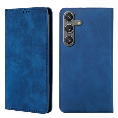 Skin Feel Magnetic Leather Phone Case, For Samsung Galaxy S26+ 5G, For Samsung Galaxy S26 Ultra 5G, For Samsung Galaxy S26 5G, For Samsung Galaxy S25 5G