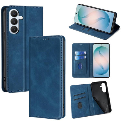 Skin Feel Magnetic Leather Phone Case, For Samsung Galaxy S26+ 5G, For Samsung Galaxy S26 Ultra 5G, For Samsung Galaxy S26 5G, For Samsung Galaxy S25 5G