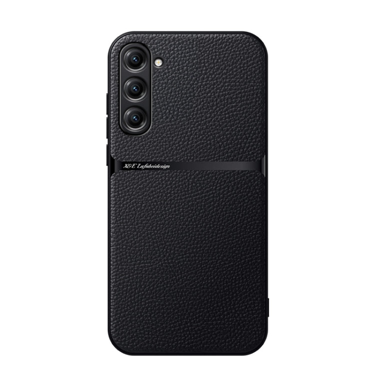Litchi Leather Magnetic Full Coverage Shockproof Phone Case, For Samsung Galaxy S24 Ultra 5G, For Samsung Galaxy S24+ 5G, For Samsung Galaxy S24 5G, For Samsung Galaxy S23 FE 5G