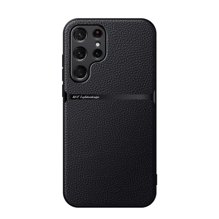 Litchi Leather Magnetic Full Coverage Shockproof Phone Case, For Samsung Galaxy S24 Ultra 5G, For Samsung Galaxy S24+ 5G, For Samsung Galaxy S24 5G, For Samsung Galaxy S23 FE 5G