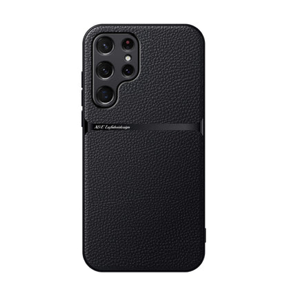 Litchi Leather Magnetic Full Coverage Shockproof Phone Case, For Samsung Galaxy S24 Ultra 5G, For Samsung Galaxy S24+ 5G, For Samsung Galaxy S24 5G, For Samsung Galaxy S23 FE 5G