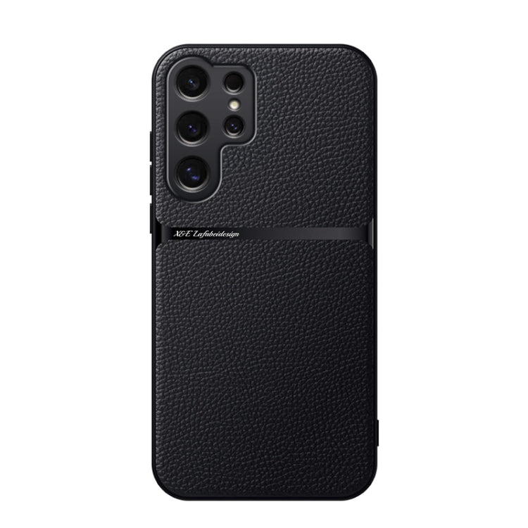 Litchi Leather Magnetic Full Coverage Shockproof Phone Case, For Samsung Galaxy S25 5G, For Samsung Galaxy S25+ 5G, For Samsung Galaxy S25 Ultra 5G, For Samsung Galaxy S24 FE 5G