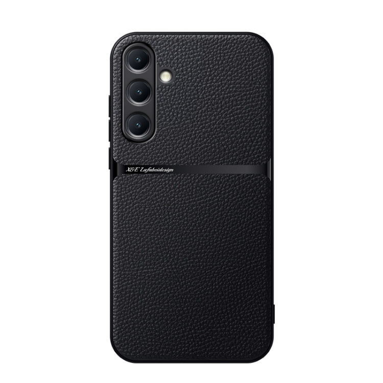 Litchi Leather Magnetic Full Coverage Shockproof Phone Case, For Samsung Galaxy S25 5G, For Samsung Galaxy S25+ 5G, For Samsung Galaxy S25 Ultra 5G, For Samsung Galaxy S24 FE 5G