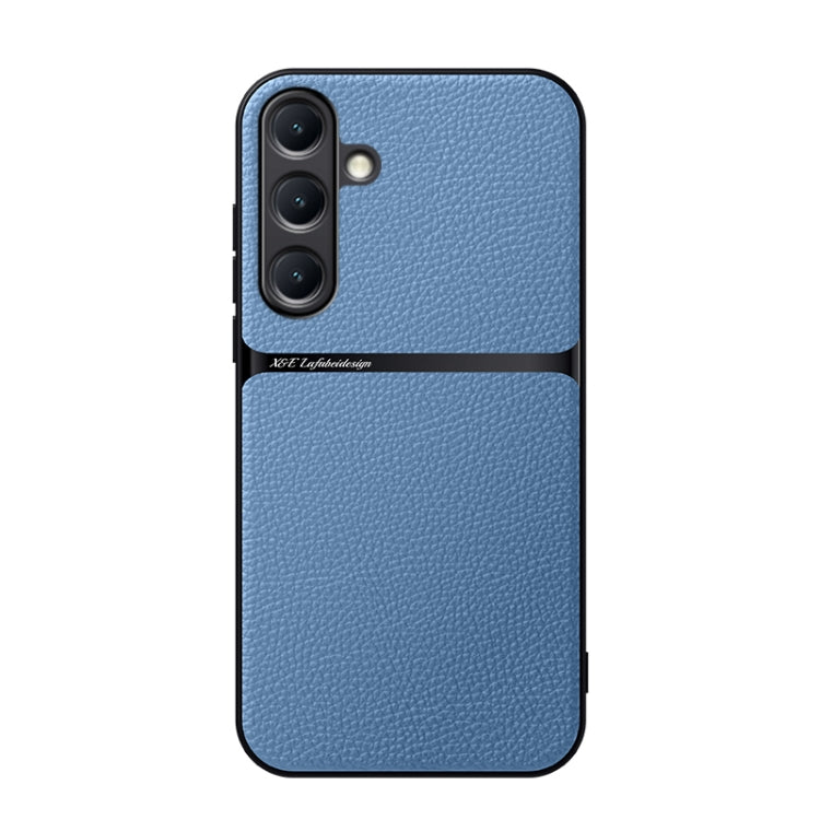 Litchi Leather Magnetic Full Coverage Shockproof Phone Case, For Samsung Galaxy S25 5G, For Samsung Galaxy S25+ 5G, For Samsung Galaxy S25 Ultra 5G, For Samsung Galaxy S24 FE 5G