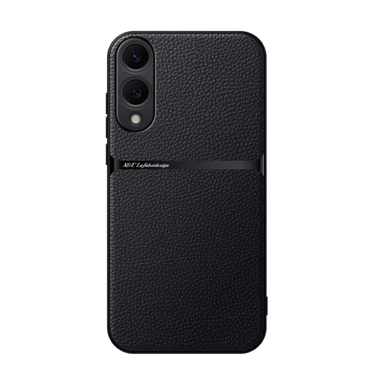 Litchi Leather Magnetic Full Coverage Shockproof Phone Case, For Samsung Galaxy S26+ 5G, For Samsung Galaxy S26 Ultra 5G, For Samsung Galaxy S26 5G, For Samsung Galaxy S25 Edge 5G