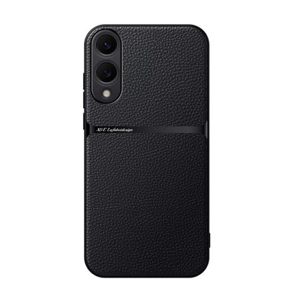 Litchi Leather Magnetic Full Coverage Shockproof Phone Case, For Samsung Galaxy S26+ 5G, For Samsung Galaxy S26 Ultra 5G, For Samsung Galaxy S26 5G, For Samsung Galaxy S25 Edge 5G