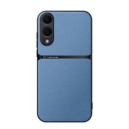 Litchi Leather Magnetic Full Coverage Shockproof Phone Case, For Samsung Galaxy S26+ 5G, For Samsung Galaxy S26 Ultra 5G, For Samsung Galaxy S26 5G, For Samsung Galaxy S25 Edge 5G