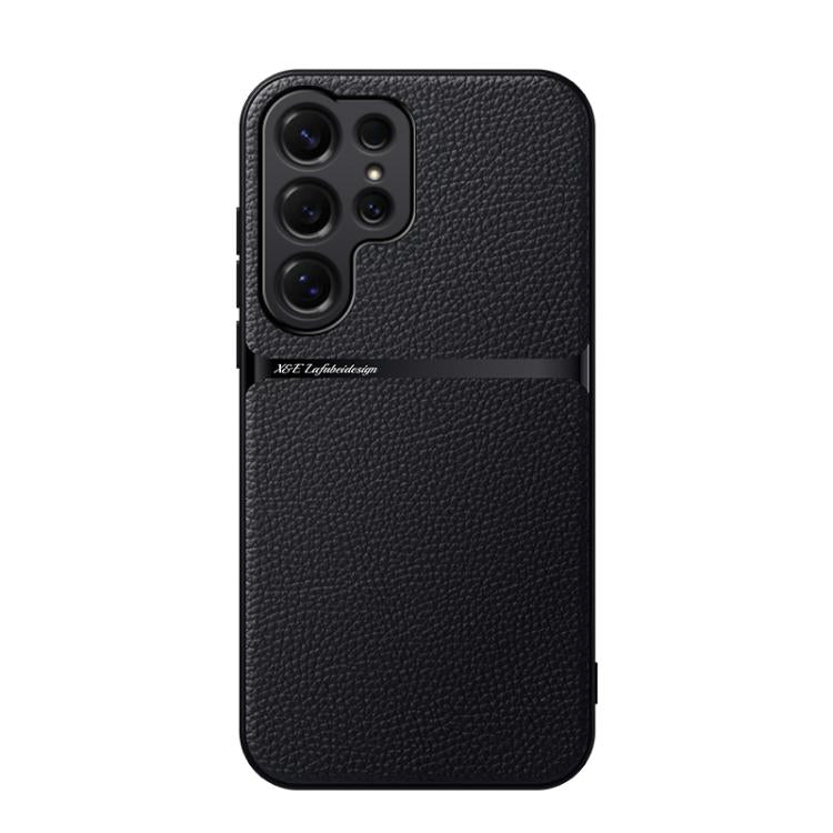 Litchi Leather Magnetic Full Coverage Shockproof Phone Case, For Samsung Galaxy S26+ 5G, For Samsung Galaxy S26 Ultra 5G, For Samsung Galaxy S26 5G, For Samsung Galaxy S25 Edge 5G