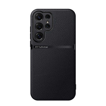 Litchi Leather Magnetic Full Coverage Shockproof Phone Case, For Samsung Galaxy S26+ 5G, For Samsung Galaxy S26 Ultra 5G, For Samsung Galaxy S26 5G, For Samsung Galaxy S25 Edge 5G
