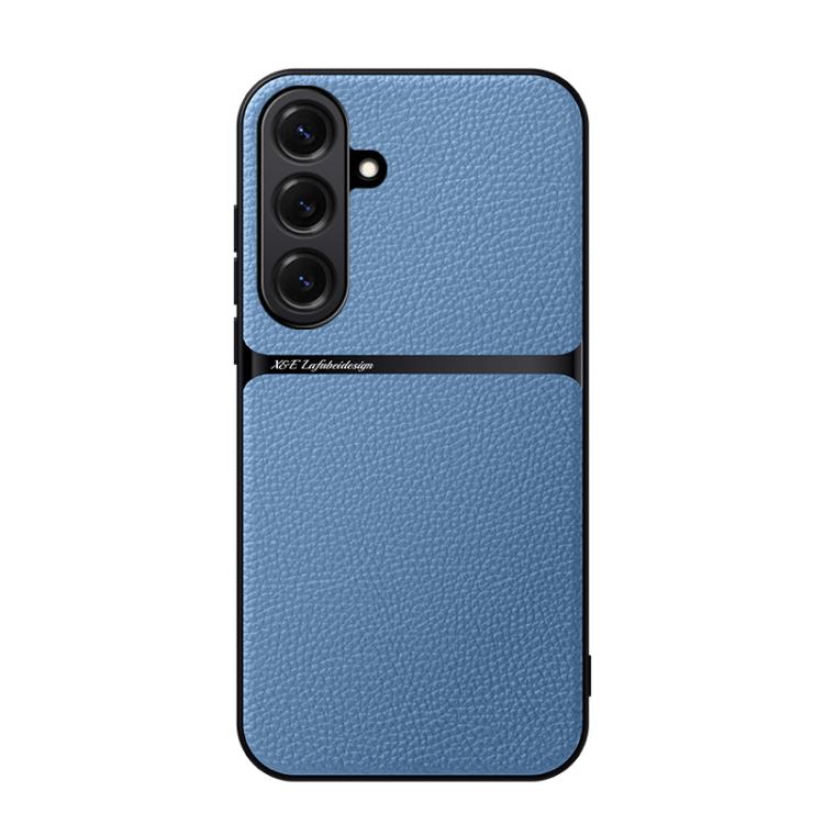 Litchi Leather Magnetic Full Coverage Shockproof Phone Case, For Samsung Galaxy S26+ 5G, For Samsung Galaxy S26 Ultra 5G, For Samsung Galaxy S26 5G, For Samsung Galaxy S25 Edge 5G