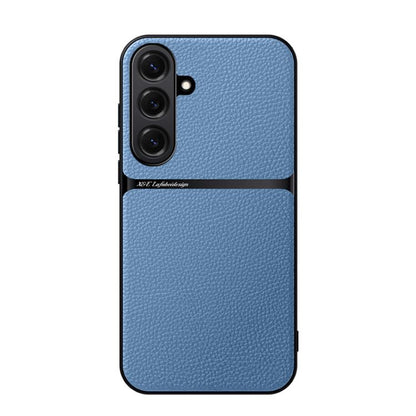 Litchi Leather Magnetic Full Coverage Shockproof Phone Case, For Samsung Galaxy S26+ 5G, For Samsung Galaxy S26 Ultra 5G, For Samsung Galaxy S26 5G, For Samsung Galaxy S25 Edge 5G