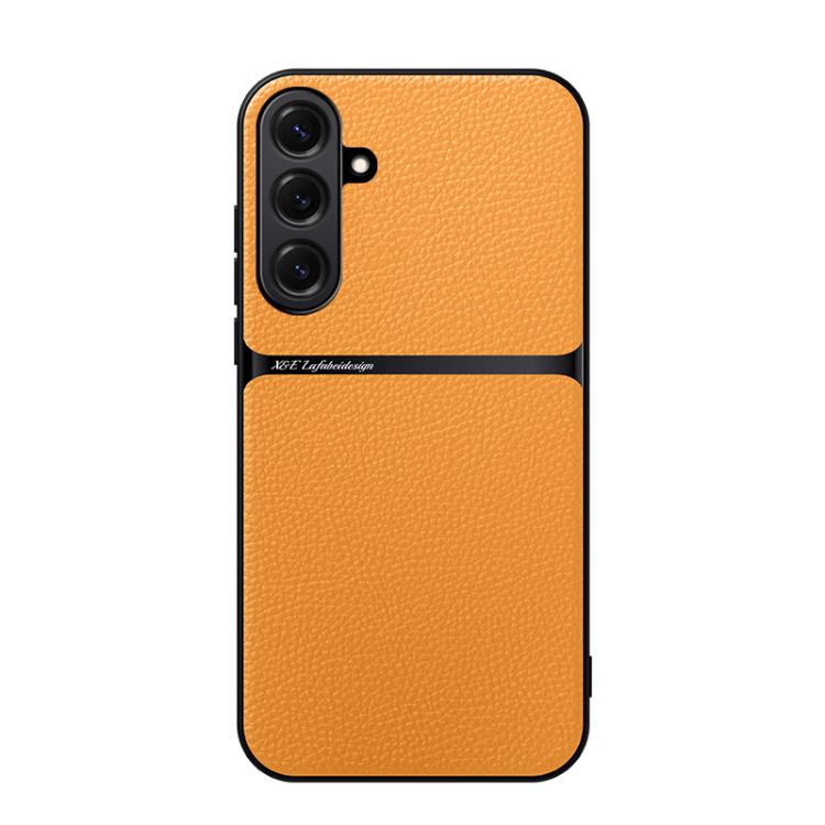 Litchi Leather Magnetic Full Coverage Shockproof Phone Case, For Samsung Galaxy S26+ 5G, For Samsung Galaxy S26 Ultra 5G, For Samsung Galaxy S26 5G, For Samsung Galaxy S25 Edge 5G