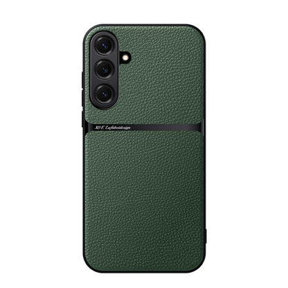 Litchi Leather Magnetic Full Coverage Shockproof Phone Case, For Samsung Galaxy S26+ 5G, For Samsung Galaxy S26 Ultra 5G, For Samsung Galaxy S26 5G, For Samsung Galaxy S25 Edge 5G