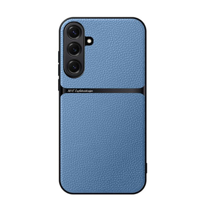 Litchi Leather Magnetic Full Coverage Shockproof Phone Case, For Samsung Galaxy S26+ 5G, For Samsung Galaxy S26 Ultra 5G, For Samsung Galaxy S26 5G, For Samsung Galaxy S25 Edge 5G