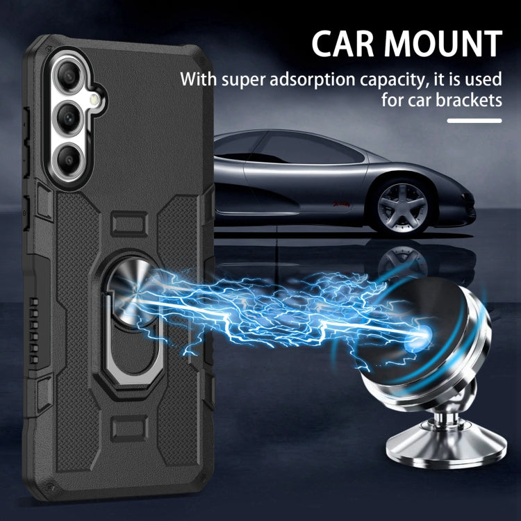 Ring Holder Armor Hybrid Phone Case, For Samsung Galaxy S25 5G, For Samsung Galaxy S25+ 5G, For Samsung Galaxy S25 Ultra 5G, For Samsung Galaxy S24 FE 5G
