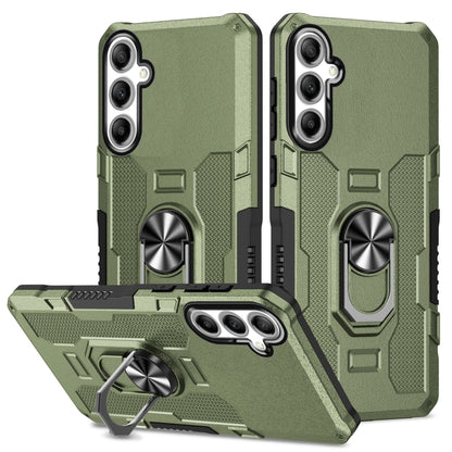 Ring Holder Armor Hybrid Phone Case, For Samsung Galaxy S25 5G, For Samsung Galaxy S25+ 5G, For Samsung Galaxy S25 Ultra 5G, For Samsung Galaxy S24 FE 5G