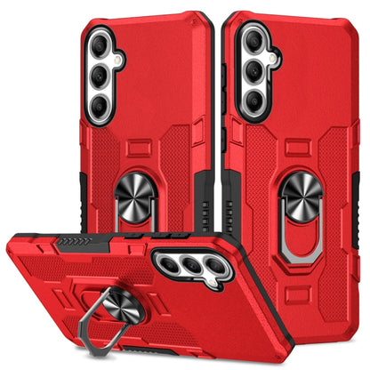 Ring Holder Armor Hybrid Phone Case, For Samsung Galaxy S25 5G, For Samsung Galaxy S25+ 5G, For Samsung Galaxy S25 Ultra 5G, For Samsung Galaxy S24 FE 5G