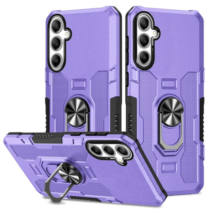 Ring Holder Armor Hybrid Phone Case, For Samsung Galaxy S25 5G, For Samsung Galaxy S25+ 5G, For Samsung Galaxy S25 Ultra 5G, For Samsung Galaxy S24 FE 5G