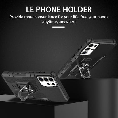 Ring Holder Armor Hybrid Phone Case, For Samsung Galaxy S24 Ultra 5G, For Samsung Galaxy S24+ 5G, For Samsung Galaxy S24 5G, For Samsung Galaxy S23 FE 5G