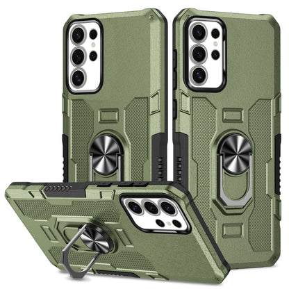 Ring Holder Armor Hybrid Phone Case, For Samsung Galaxy S24 Ultra 5G, For Samsung Galaxy S24+ 5G, For Samsung Galaxy S24 5G, For Samsung Galaxy S23 FE 5G