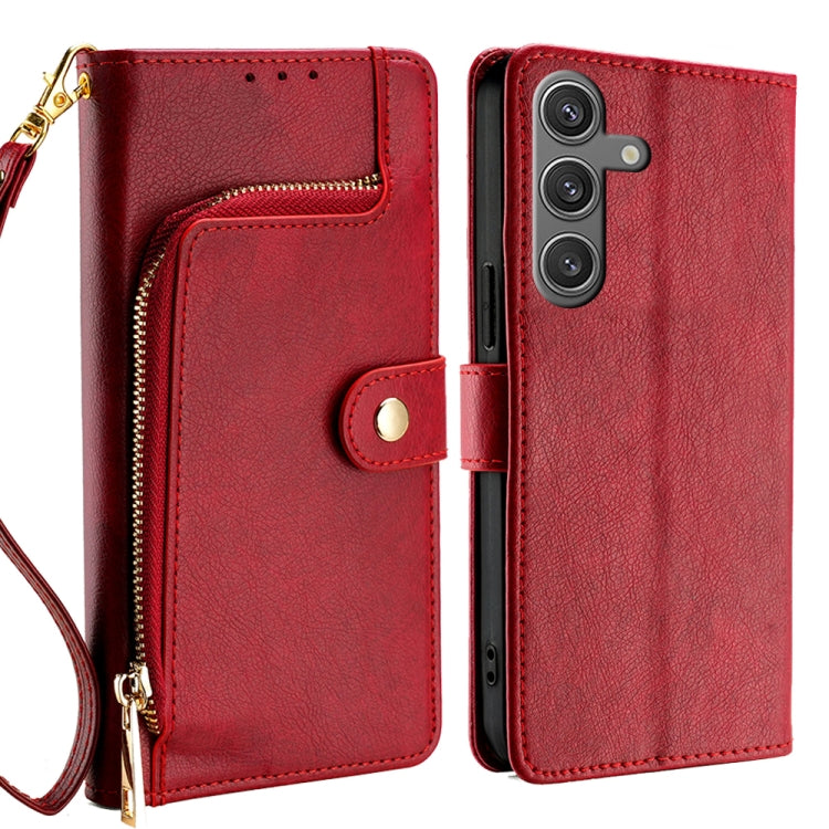 Zipper Bag Leather Phone Case, For Samsung Galaxy S25 5G, For Samsung Galaxy S25+ 5G, For Samsung Galaxy S25 Ultra 5G