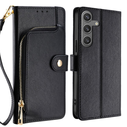 Zipper Bag Leather Phone Case, For Samsung Galaxy S25 5G, For Samsung Galaxy S25+ 5G, For Samsung Galaxy S25 Ultra 5G