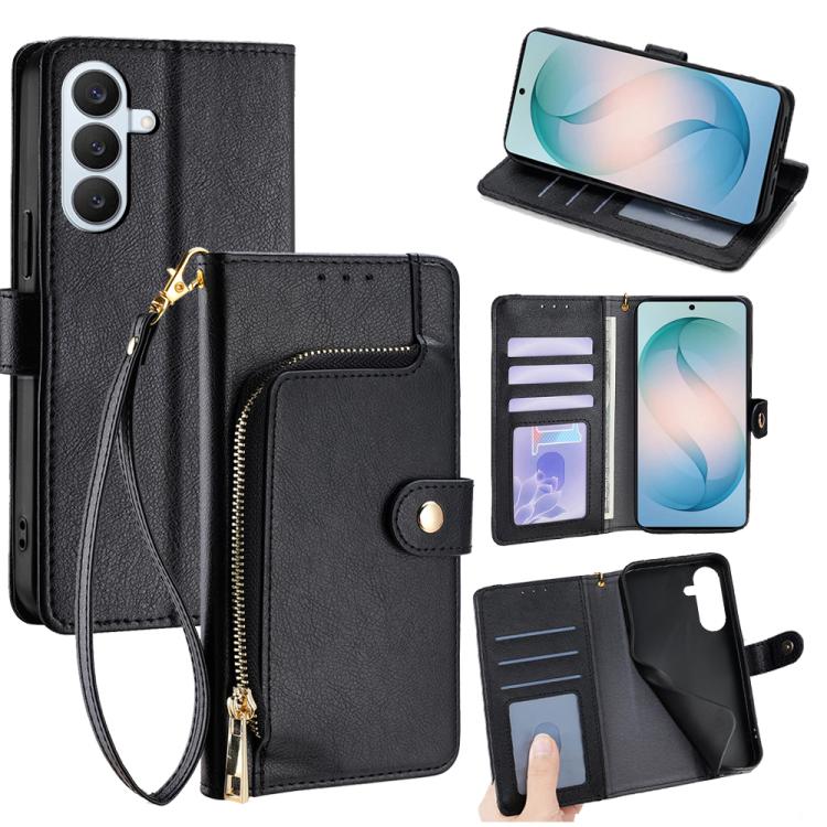 Zipper Bag Leather Phone Case, For Samsung Galaxy S26+ 5G, For Samsung Galaxy S26 Ultra 5G, For Samsung Galaxy S26 5G, For Samsung Galaxy S25 5G, For Samsung Galaxy S25+ 5G, For Samsung Galaxy S25 Ultra 5G