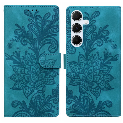 Lace Floral Embossed Magnetic Buckle PU Phone Case With Wrist Strap, For Samsung Galaxy S24 5G, For Samsung Galaxy S23 FE 5G, For Samsung Galaxy S23 Ultra 5G, For Samsung Galaxy S23+ 5G