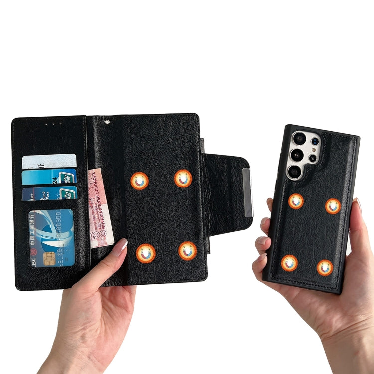 Multifunctional 7-Card Wallet Leather Phone Case, For Samsung Galaxy S25 5G, For Samsung Galaxy S25+ 5G, For Samsung Galaxy S25 Ultra 5G