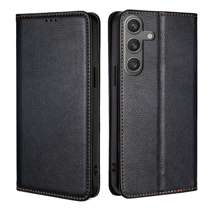 Gloss Oil Solid Color Magnetic Leather Phone Case, For Samsung Galaxy S26+ 5G, For Samsung Galaxy S26 Ultra 5G, For Samsung Galaxy S26 5G, For Samsung Galaxy S25 5G