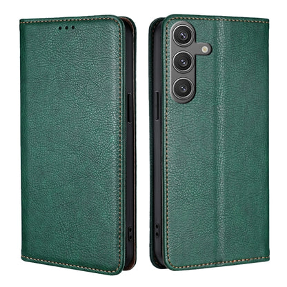 Gloss Oil Solid Color Magnetic Leather Phone Case, For Samsung Galaxy S26+ 5G, For Samsung Galaxy S26 Ultra 5G, For Samsung Galaxy S26 5G, For Samsung Galaxy S25 5G
