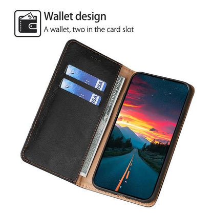 Gloss Oil Solid Color Magnetic Leather Phone Case, For Samsung Galaxy S26+ 5G, For Samsung Galaxy S26 Ultra 5G, For Samsung Galaxy S26 5G, For Samsung Galaxy S25 5G