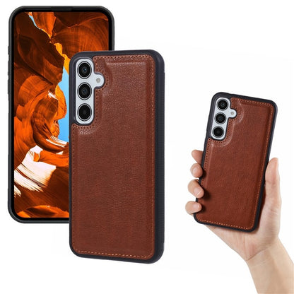 Cowhide Texture Back Cover Phone Case, For Samsung Galaxy S25 5G, For Samsung Galaxy S25+ 5G, For Samsung Galaxy S25 Ultra 5G
