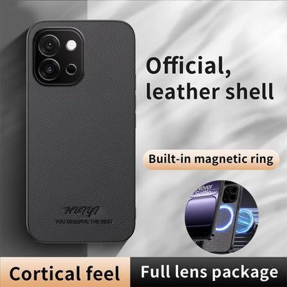 HUIYI Leather Magnetic Phone Case, For OnePlus 13T, For OnePlus 13, For OnePlus Nord 4, For OnePlus Ace 3 Pro