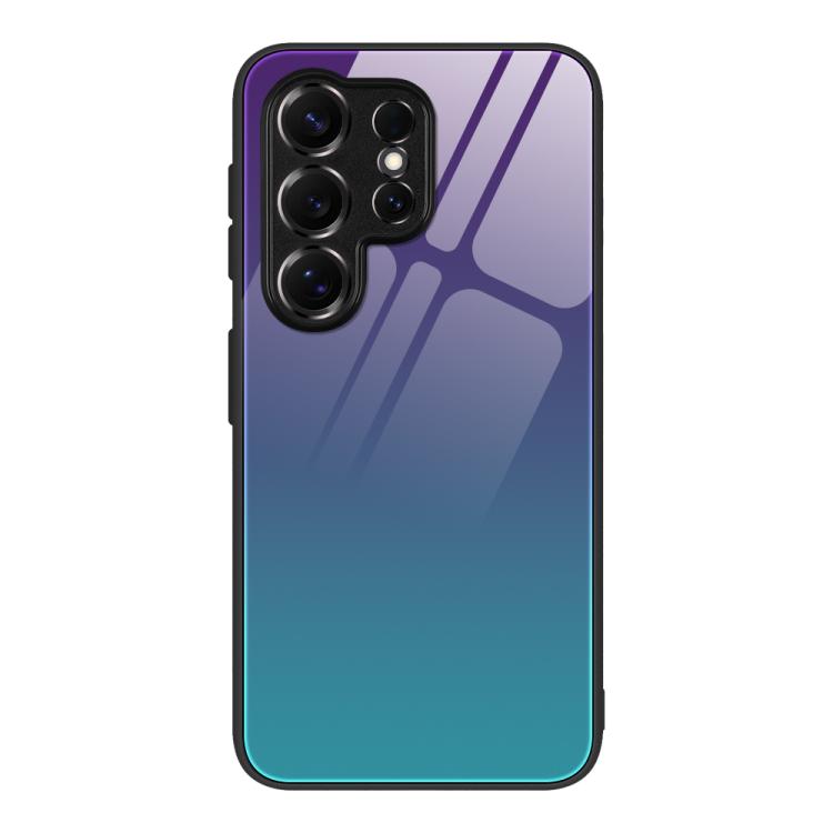 Gradient Color Glass Phone Case, For Samsung Galaxy S26+ 5G, For Samsung Galaxy S26 Ultra 5G, For Samsung Galaxy S26 5G