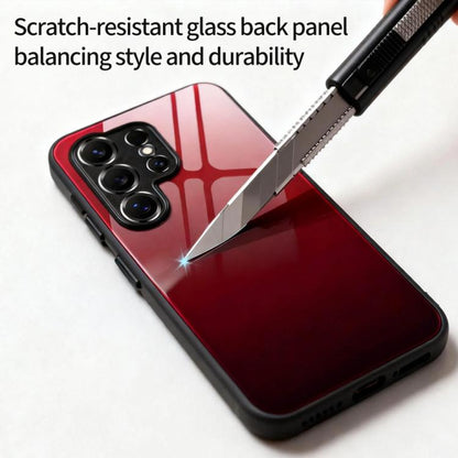 Gradient Color Glass Phone Case, For Samsung Galaxy S26+ 5G, For Samsung Galaxy S26 Ultra 5G, For Samsung Galaxy S26 5G