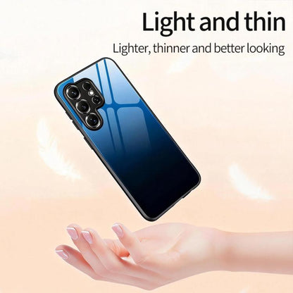 Gradient Color Glass Phone Case, For Samsung Galaxy S26+ 5G, For Samsung Galaxy S26 Ultra 5G, For Samsung Galaxy S26 5G