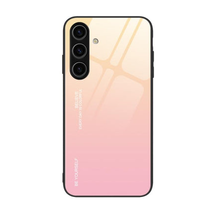 Gradient Color Glass Phone Case, For Samsung Galaxy S26+ 5G, For Samsung Galaxy S26 Ultra 5G, For Samsung Galaxy S26 5G