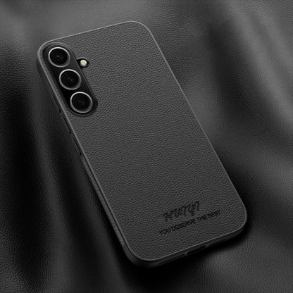 HUIYI Leather Magnetic Phone Case, For Samsung Galaxy S25 Edge 5G, For Samsung Galaxy S25 5G, For Samsung Galaxy S25+ 5G, For Samsung Galaxy S25 Ultra 5G