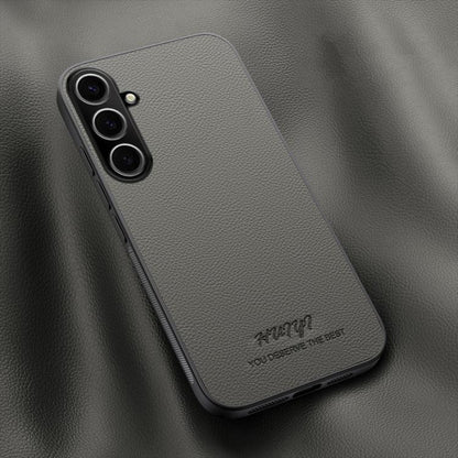 HUIYI Leather Magnetic Phone Case, For Samsung Galaxy S25 Edge 5G, For Samsung Galaxy S25 5G, For Samsung Galaxy S25+ 5G, For Samsung Galaxy S25 Ultra 5G