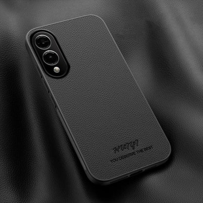 HUIYI Leather Magnetic Phone Case, For Samsung Galaxy S25 Edge 5G, For Samsung Galaxy S25 5G, For Samsung Galaxy S25+ 5G, For Samsung Galaxy S25 Ultra 5G
