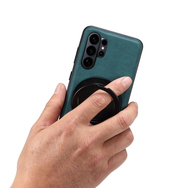 Denior A14 Skin Feel Rotating Holder MagSafe Phone Case, For Samsung Galaxy S26 Ultra 5G, For Samsung Galaxy S25 5G, For Samsung Galaxy S25+ 5G, For Samsung Galaxy S25 Ultra 5G, For Samsung Galaxy S24 FE 5G, For Samsung Galaxy S24+ 5G                  ...