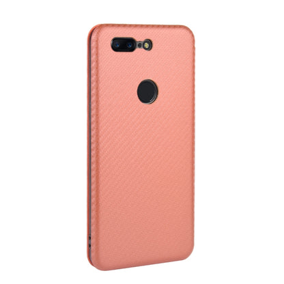 Carbon Fiber Texture Magnetic Horizontal Flip TPU + PC + PU Leather Case with Card Slot, For OnePlus 5T, For OnePlus 5, For OnePlus 6T, For OnePlus 6